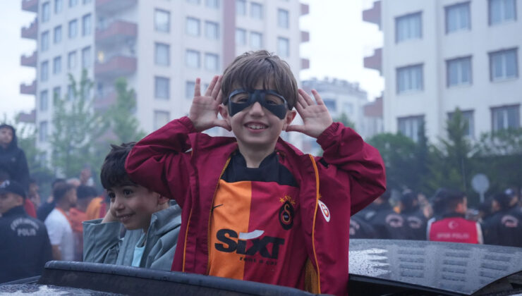 Galatasaray, Gaziantep’te coşkuyla karşılandı