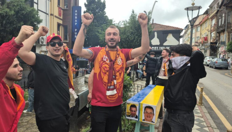 Galatasaraylı taraftarlardan Fenerbahçe’ye tabut göndermesi