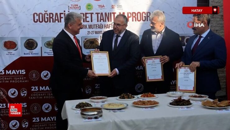 Gastronomi kenti Hatay’da damak çatlatan 10 lezzet tescillendi