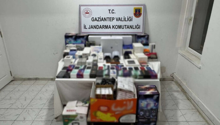 Gaziantep’te 2 milyon TL pahasında kaçak elektronik eşya ele geçirildi