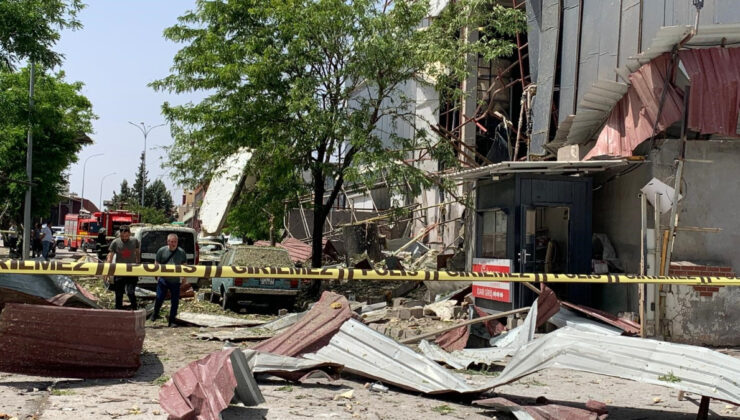 Gaziantep’te halı fabrikasında korkutan patlama