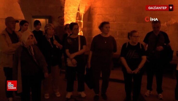 Gaziantep’teki tarihi kastellere turistlerden ağır ilgi