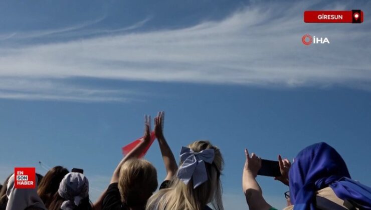 Giresun’da SOLOTÜRK gösterisi ilgiyle izlendi