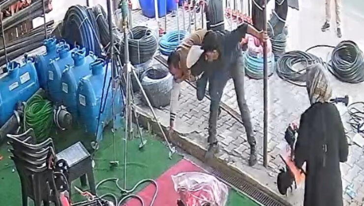 Gümüşhane’de bayanı bıçaklamaya kalkışan saldırganı esnaf önledi