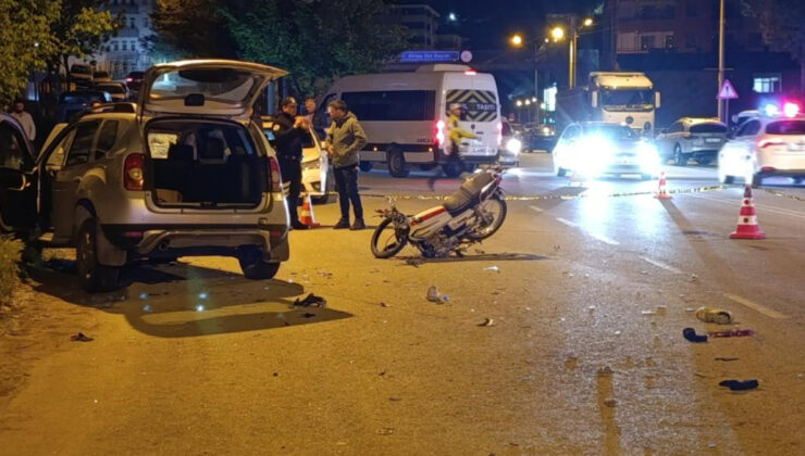 Gümüşhane’de ciple çarpışan motosikletin şoförü hayatını kaybetti