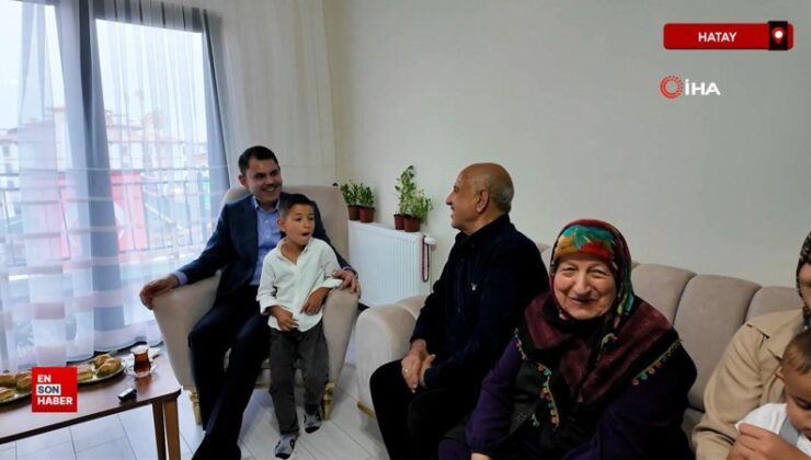 Hatay’da depremzede baba Bakan Kurum’a 9 evladını tek nefeste saydı