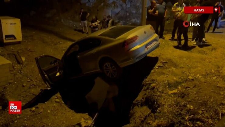 Hatay’da navigasyon mağduru şoför, yıkılan bina toprağına uçtu