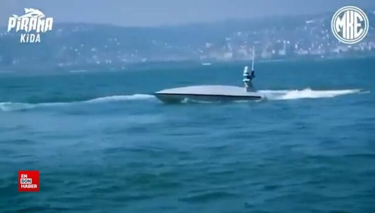 İnsansız deniz aracı PİRANA KİDA vazifeye hazır