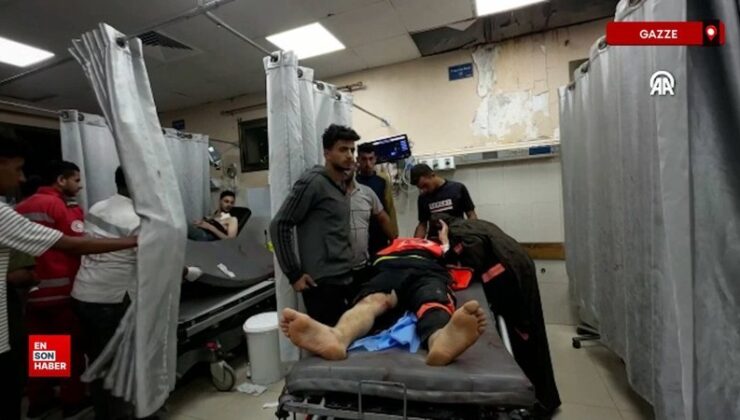 İsrail, Gazze’deki Gazze-Avrupa Hastanesi ve etrafını bombaladı