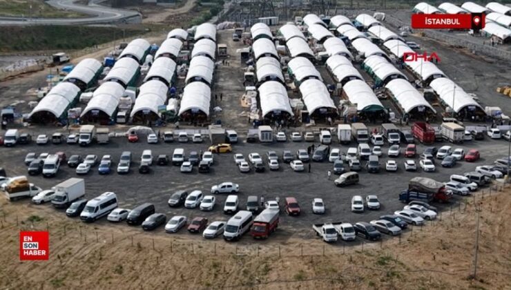 İstanbul Sultangazi Kurban satış merkezindeki hareketlilik