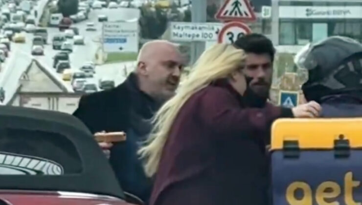 İstanbul’da araba şoförü tartıştığı kuryeye silah çekti