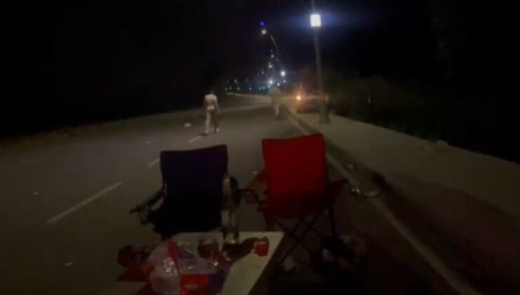 İstanbul’da araç kalırıma çıktı: Yol kenarındaki gençler mevtten döndü