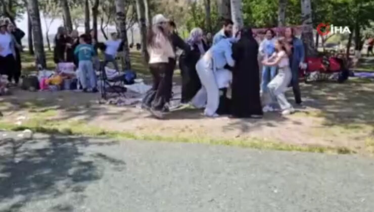 İstanbul’da bayanlar birbirine girdi