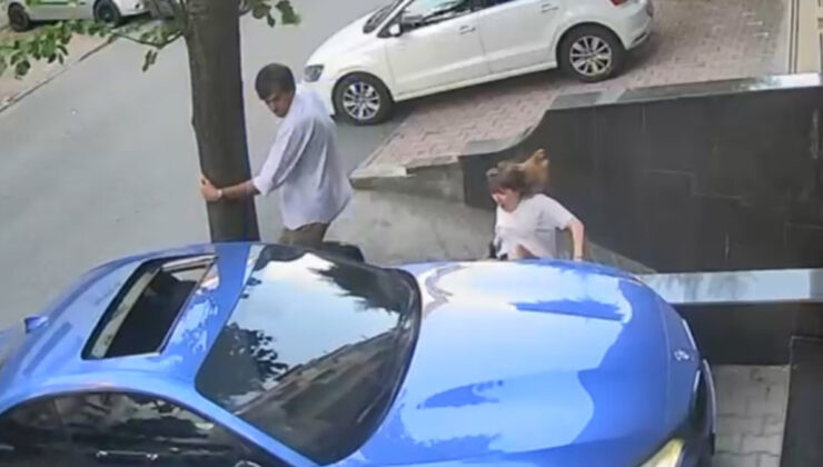 İstanbul’da boşandığı eşinin üzerine aracını sürdü