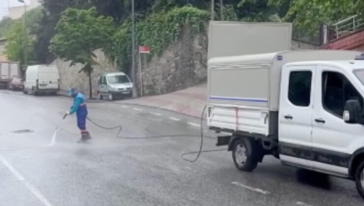 İstanbul’da İETT otobüsünden akan mazot nedeniyle çok sayıda araç kaza yaptı