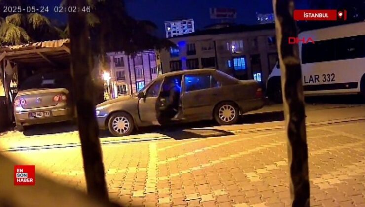 İstanbul’da park halindeki arabası bu türlü çaldı