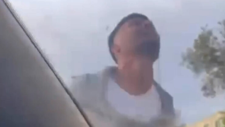 İstanbul’da taksici uygulama üzerinden çağırılan aracın önünü kesip camını kırdı