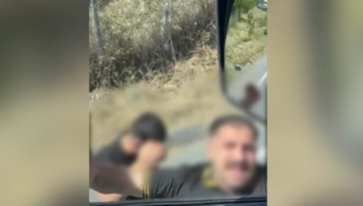 İstanbul’da trafikte tır şoförüne sandalye ile taarruz