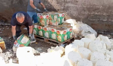 İzmir’de 7 ton bozuk peynir ele geçirildi