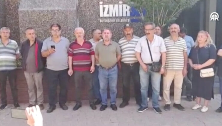 İzmir’de belediye personelleri tazminatlarını almak için harekette