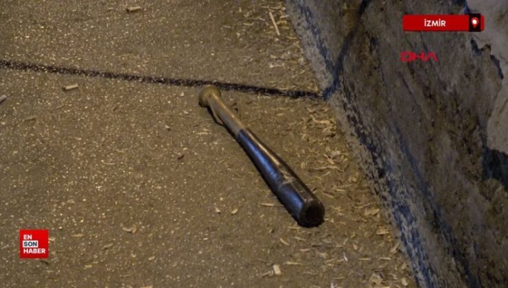 İzmir’de silahlı ve beyzbol sopalı arbede