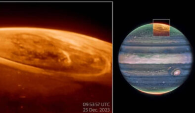 James Webb, Jüpiter’in devasa mega auroralarını görüntüledi