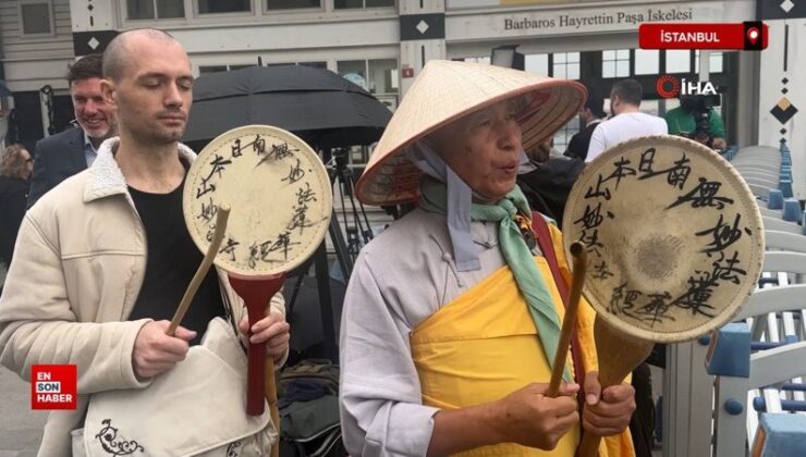 Japon barış elçisi Dolmabahçe’de dua etti