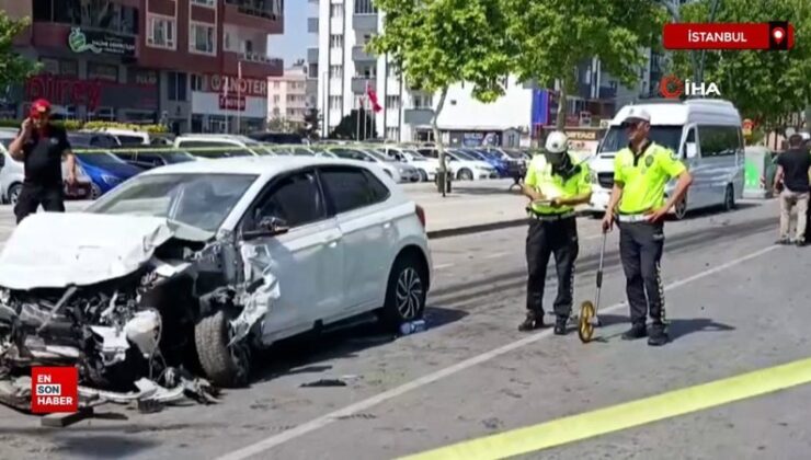 Kahramanmaraş’ta araba, otobüse çarptı