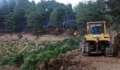 Kahramanmaraş’ta torpille latife yaparken 92 hektar ormanı yaktı