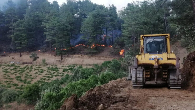 Kahramanmaraş’ta torpille latife yaparken 92 hektar ormanı yaktı