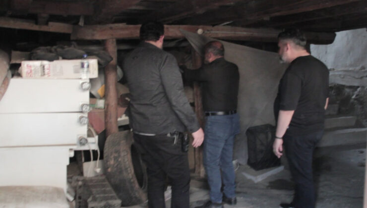 Kastamonu’da define için tünel kazan şahsı, konutundan gelen berbat koku yakalattı