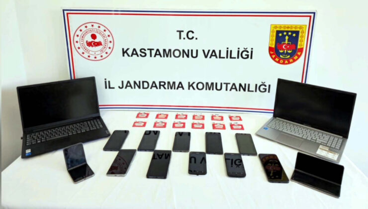 Kastamonu’da geçersiz araç kiralama siteleriyle 160 milyon TL dolandıran çeteye operasyon