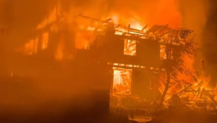 Kastamonu’da köy konutunda yangın
