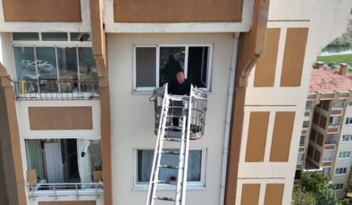 Kırıkkale’de apartman yangını