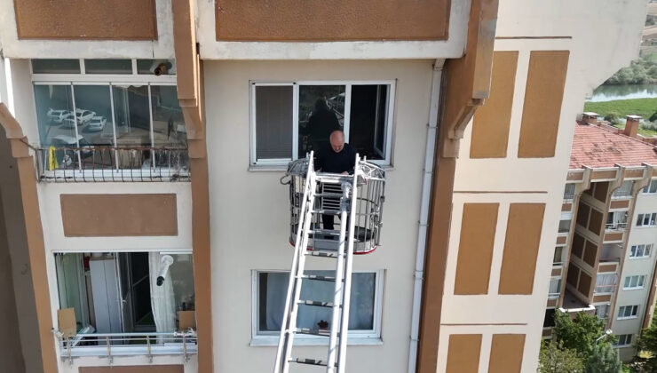 Kırıkkale’de apartman yangını