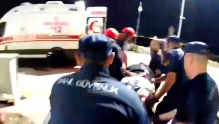 Kocaeli’de kayalıklardan düşen şahıs takımların çalışmasıyla kurtarıldı