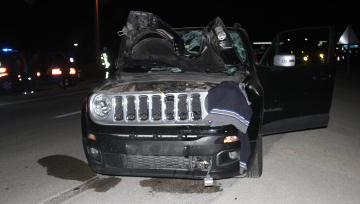 Konya’da cip, yayaya çarptı