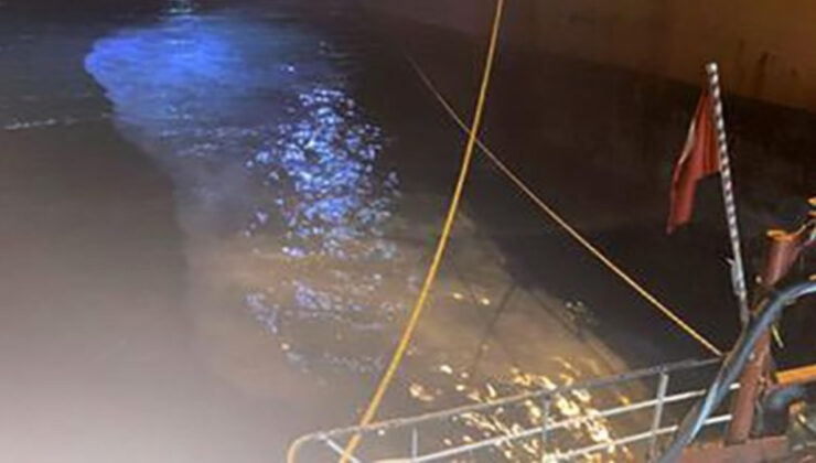 Küçükçekmece’de gemiden sızan unsura soruşturma