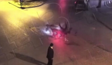 Kütahya’da motosikletlerin karıştığı kazalar kameraya yansıdı