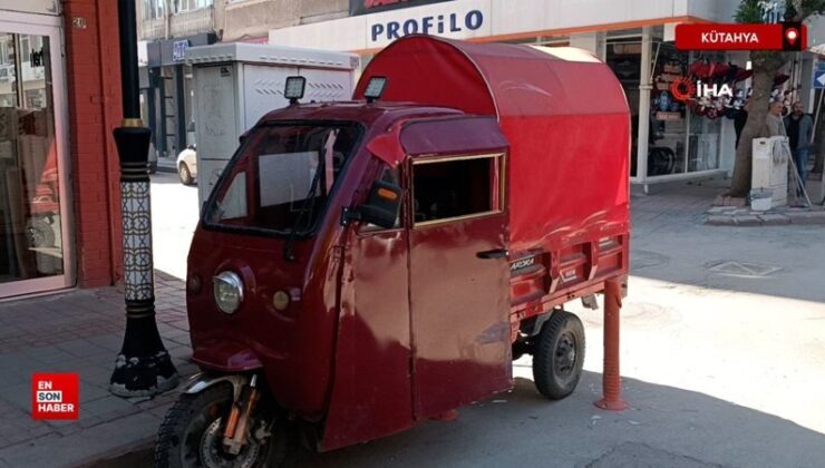 Kütahya’da özel halk otobüsü ile elektrikli bisiklet çarpıştı