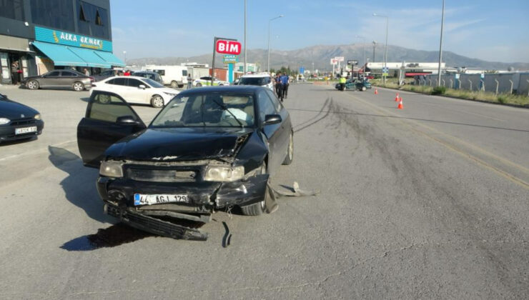 Malatya’da kazaya karışan şoför kaçtı