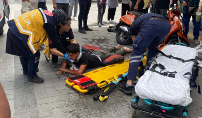 Manisa’da 3 motosiklet kazaya karıştı: 2 yaralı