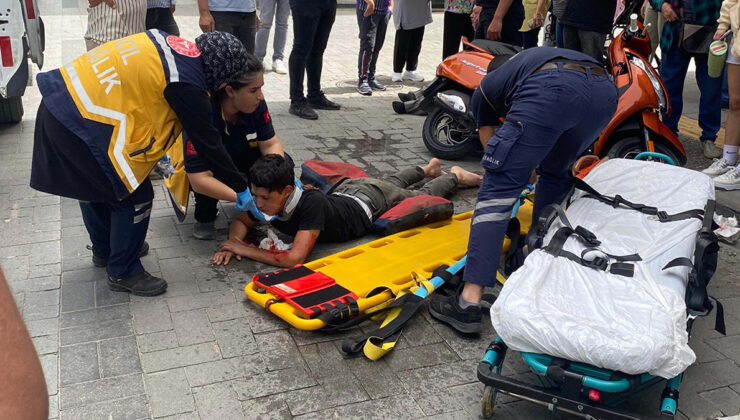 Manisa’da 3 motosiklet kazaya karıştı: 2 yaralı