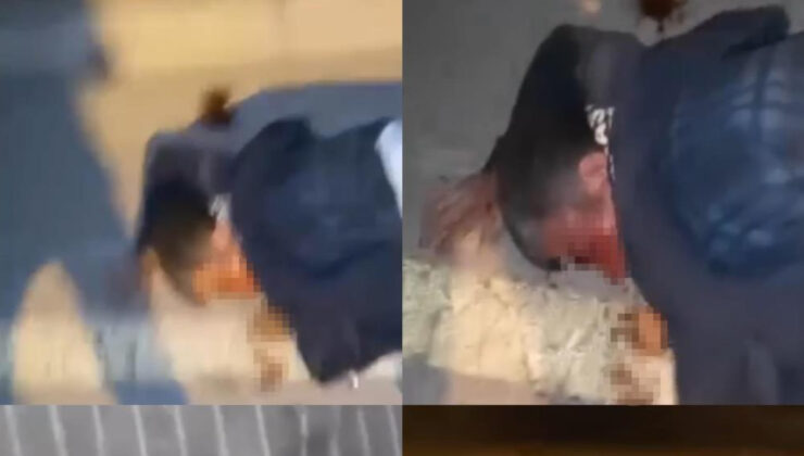 Mersin’de darbedip bıçakladığı kişiyi görüntüye çekti