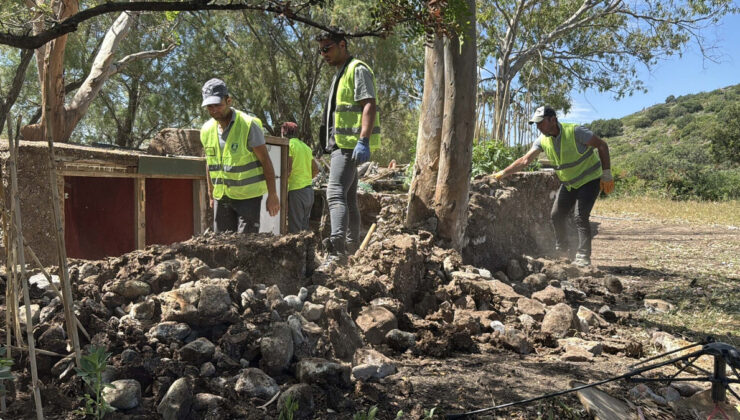 Muğla’da doğal sit alanında kaçak yapı inşa etti: Kamp yapıyordum