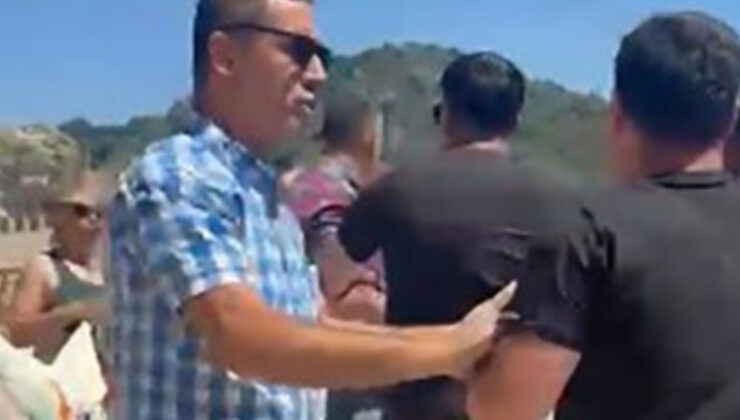 Muğla’da proje alanına müsaadesiz giren çevrecilerden güvenlik görevlisine hücum