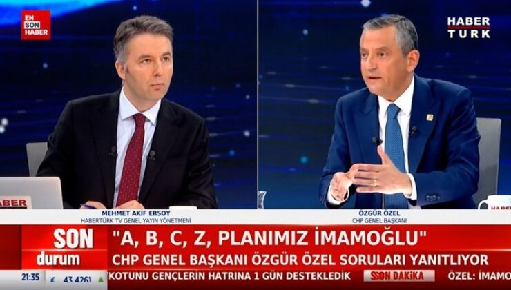 Özgür Özel: A, B, C, Z, planımız İmamoğlu