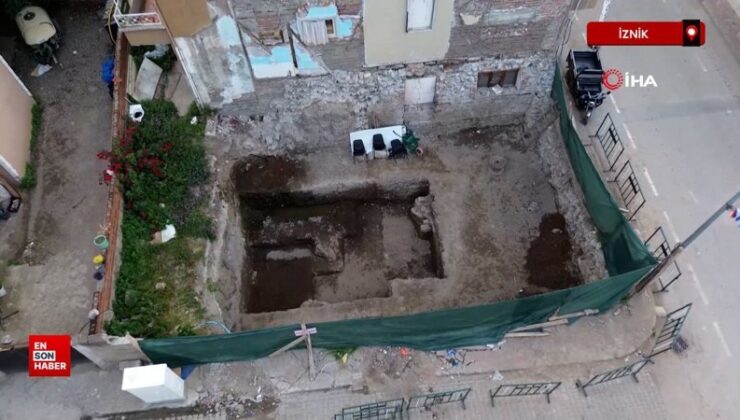 Papa’nın geleceği İznik’te bir konutun temelinde mozaik bulundu