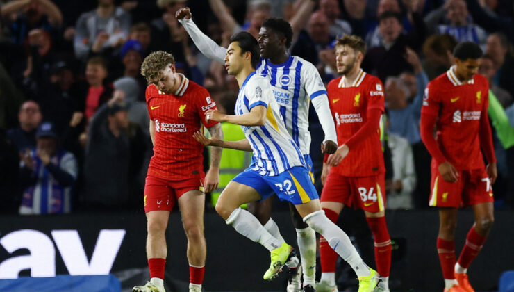 Premier Lig şampiyonu Liverpool, Brighton’a yenildi