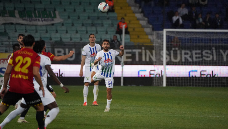 Rizespor, Göztepe’yi yenerek ligde kalmayı başardı